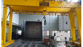 Test Bed with Crane Facilty